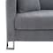 Armen Living Heritage 2 Piece Gray Fabric Upholstered Sofa & Chair Set SETHTGREY2PC - alternate 6